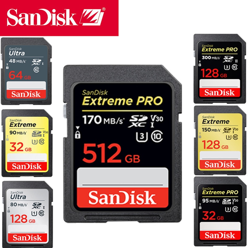 ũ sandisk extreme pro/ultra sd card memory car..